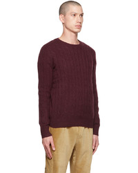 Polo Ralph Lauren Burgundy The Iconic Sweater