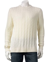 Croft Barrow Heavyweight Cable Knit Sweater