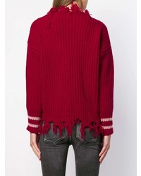 Pinko Distressed Knitted Sweater