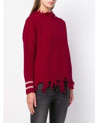 Pinko Distressed Knitted Sweater