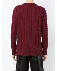 À La Garçonne Panelled Knit Sweater