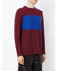 À La Garçonne Panelled Knit Sweater