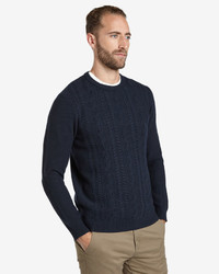 Spekta Cabled Crew Neck Sweater