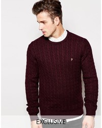 Farah Sweater With Cable Knit