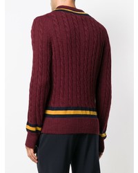 Kent & Curwen Varsity Knitted Sweater