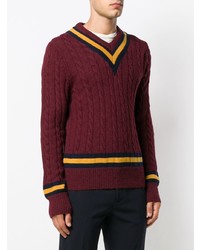 Kent & Curwen Varsity Knitted Sweater