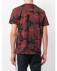 Valentino Camouflage Print T Shirt