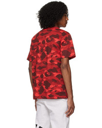 BAPE Red Camo T Shirt