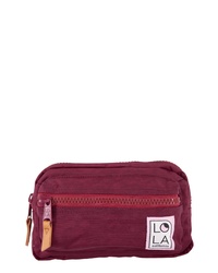 Burgundy Canvas Fanny Pack