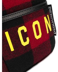 DSQUARED2 Icon Plaid Belt Bag