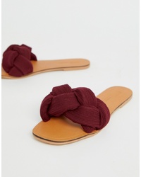 ASOS DESIGN Farlow Plaited Flat Sandals
