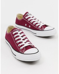 Converse Chuck Taylor Ox Burgundy Trainers