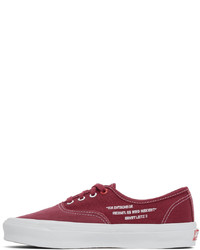 Vans Red Ray Barbee Edition Og Authentic Lx Sneakers