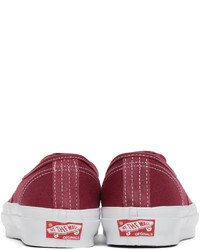 Vans Red Ray Barbee Edition Og Authentic Lx Sneakers