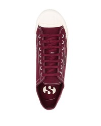 Superga Stitched Flatform Sneakers