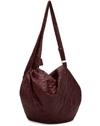 Kiko Kostadinov Burgundy Haidu Carryall Tote