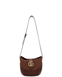 Gucci Burgundy Medium Gg Arli Bag