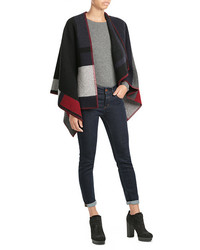Burberry London Wool Cape With Cashmere