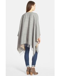 Nordstrom Reversible Cape With Fringe