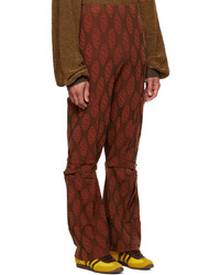 Isa Boulder Red Brown Delusion Cargo Pants