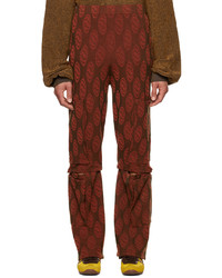Isa Boulder Red Brown Delusion Cargo Pants