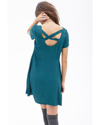 Forever 21 Cross Back Crepe Dress