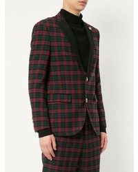 Education From Youngmachines Single Breasted Check Blazer