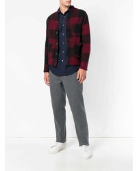 Universal Works Check Buttoned Cardigan