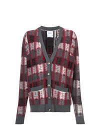 Barrie Checked Oversized Cardigan