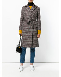 Etro Checked Belted Coat