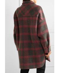 IRO Zunky Oversized Checked Flannel Jacket