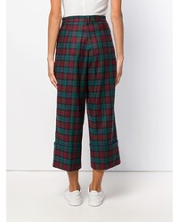 I'M Isola Marras Plaid Cropped Trousers