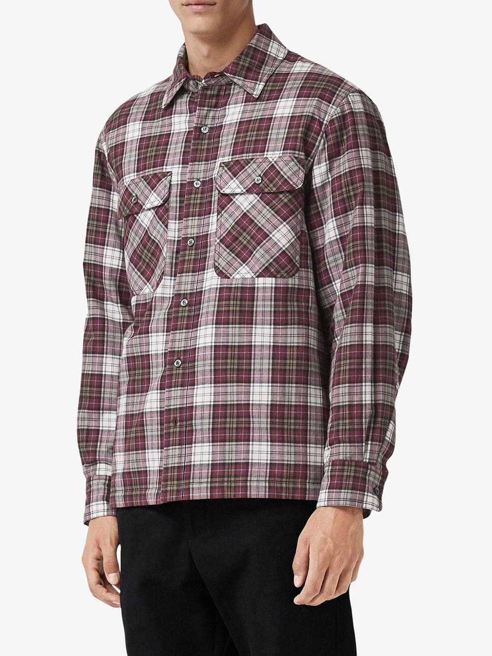 Quilted Flannel Shirt, Pink