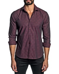 Jared Lang Regular Fit Check Button Up Shirt