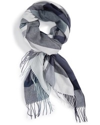 Nordstrom Academy Check Wool Cashmere Scarf