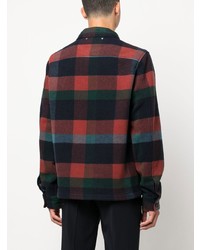 PS Paul Smith Checkered Pouch Pocket Shirt Jacket