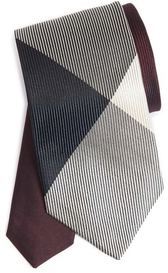 Burberry Texture Check Skinny Tie, $195 Nordstrom |