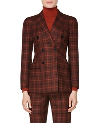 SUISTUDIO Cameron Double Breasted Check Wool Jacket