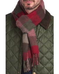 Barbour Lambswool Check Scarf