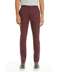 7 For All Mankind Adrien Chinos In Burgundy At Nordstrom
