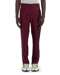 Versace First Line Fluid Trousers In Bordeaux At Nordstrom