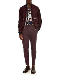 Dolce & Gabbana Slim Fit Cropped Cotton Chino Trousers