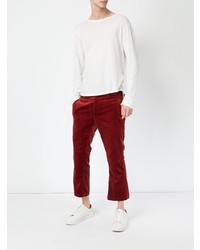 Ann Demeulemeester Smooth Cropped Trousers