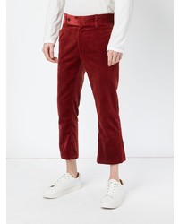 Ann Demeulemeester Smooth Cropped Trousers