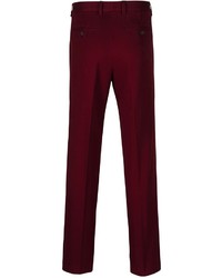 Charles Tyrwhitt Winter Red Single Pleat Classic Fit Weekend Chinos