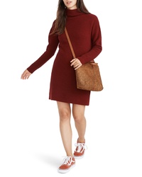 Burgundy Chunky Sweater Dress