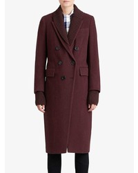 Burberry Cashmere Detachable Collar Coat