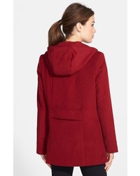 Gallery Hooded Wool Blend Coat