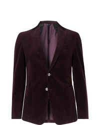 Hugo Boss Grape Slim Fit Cotton Corduroy Suit Jacket