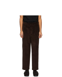 Second/Layer Burgundy Corduroy Velluto Trousers